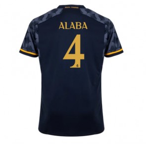 Real Madrid David Alaba #4 Udebanetrøje 2023-24 Kort ærmer
